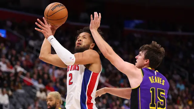 Lakers Keok di Kandang Pistons