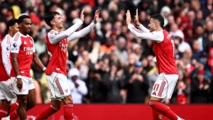 Hasil Arsenal vs Nottingham Forest
